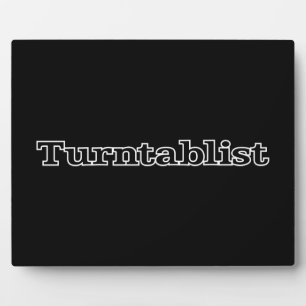 Turntablist Fotoplatte