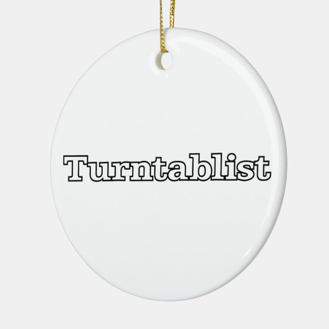 Turntablist Keramikornament (Links)