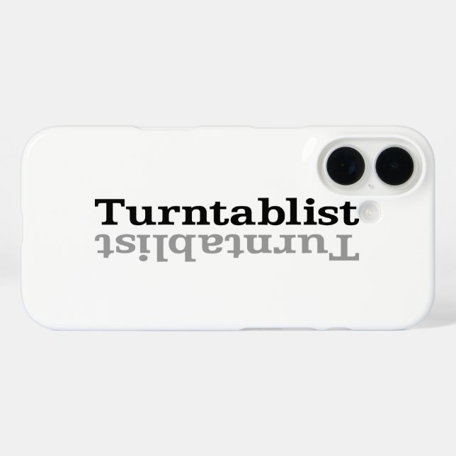 Turntablist ʇ sıklamʇɹ n Case-Mate iPhone hülle (Rückseite (Horizontal))