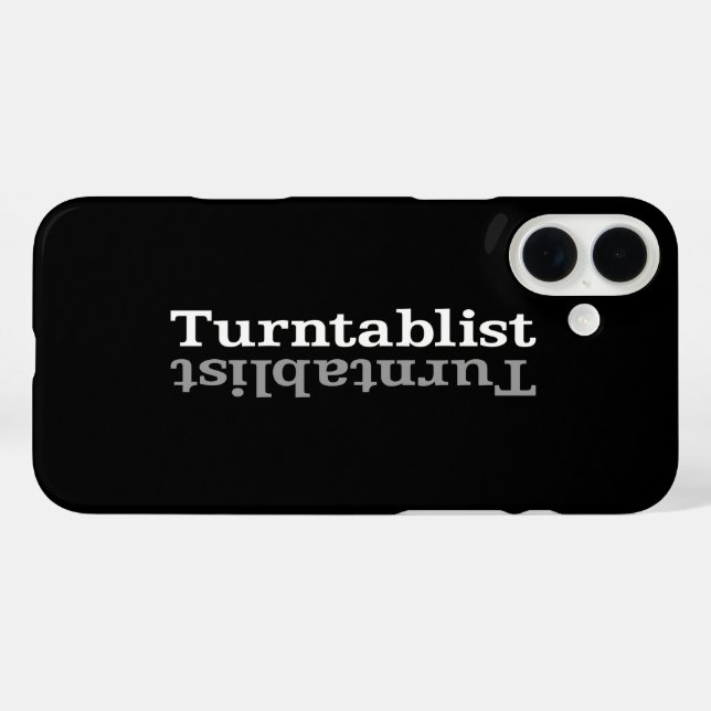 Turntablist ʇ sıklamʇɹ n Case-Mate iPhone hülle (Rückseite (Horizontal))
