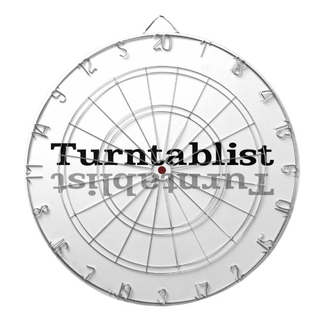 Turntablist ʇ sıklamʇɹ n dartscheibe (vorne)
