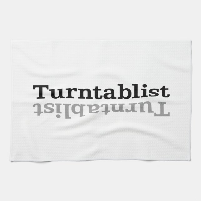 Turntablist ʇ sıklamʇɹ n geschirrtuch (Horizontal)