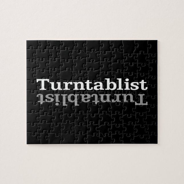 Turntablist ʇ sıklamʇɹ n puzzle (Horizontal)