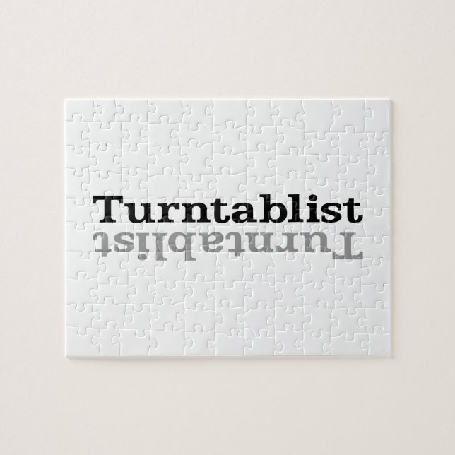 Turntablist ʇ sıklamʇɹ n puzzle (Horizontal)