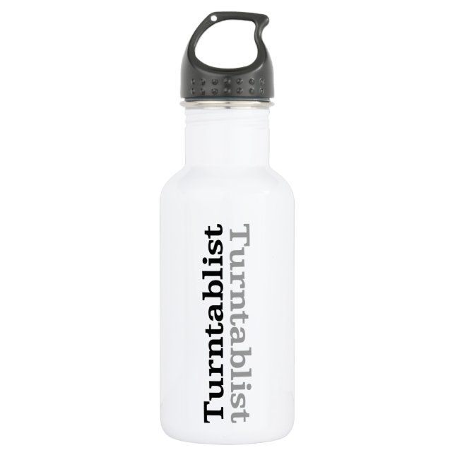 Turntablist ʇ sıklamʇɹ n trinkflasche (Vorderseite)
