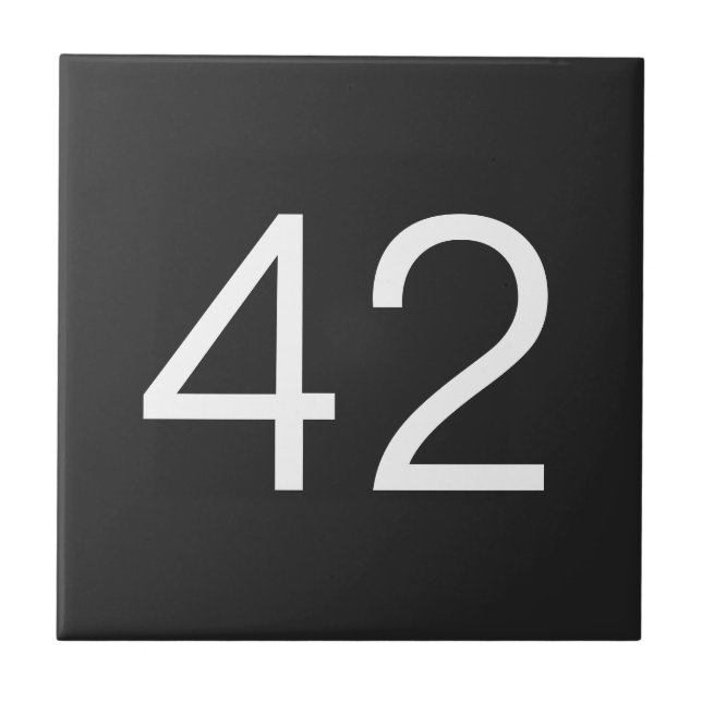 Türnummer Fliese (Vorderseite)