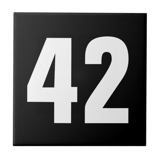 Türnummer Fliese (Vorderseite)