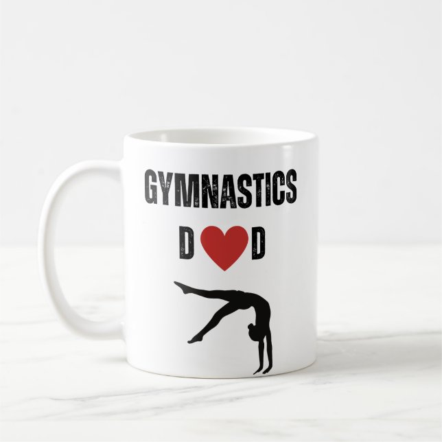 Turnvater (weibliche Athletin) Kaffeetasse (Links)