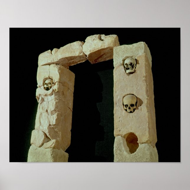 Türöffnung mit Skulls Poster (Vorne)