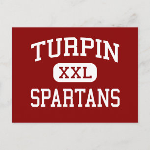 Turpin - Spartans - Hochschule Cincinnati Ohio Postkarte