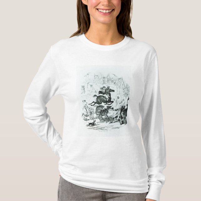 Turpins Flug durch Edmonton T-Shirt (Vorderseite)