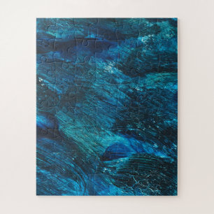 Turqouise Galaxy Paint Glitzern Puzzle