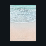 Turquioise Ocean Earring Display Business Card Visitenkarte<br><div class="desc">Diese niedliche Ohrring-Display-Karte verfügt über einen Sandstrand mit türkisfarbenem Ozean mit Ihrem Namen oder Shop-Namen. Personalisieren Sie es für Ihre Bedürfnisse. In meinem Geschäft finden Sie passende Produkte.</div>