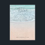 Turquioise Ocean Earring Display Business Card Visitenkarte<br><div class="desc">Diese niedliche Ohrring-Display-Karte verfügt über einen Sandstrand mit türkisfarbenem Ozean mit Ihrem Namen oder Shop-Namen. Personalisieren Sie es für Ihre Bedürfnisse. In meinem Geschäft finden Sie passende Produkte.</div>