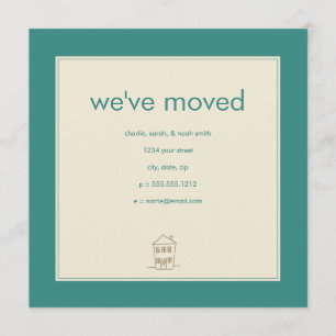 turquise bewegliche Mitteilung Ankündigung