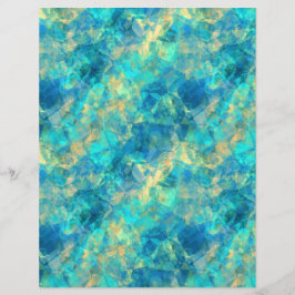 Turquise Crumpled Textur
