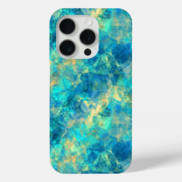 Turquise Crumpled Textur Case-Mate iPhone Hülle