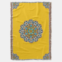 Turquise und gelber Marmor marokkanischer Mosaik Decke