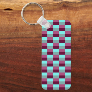 Turquoise and Purple Color Combination Schlüsselanhänger