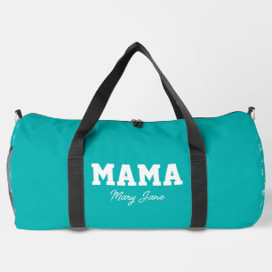 Turquoise Aqua Mama Lieferung Reisesym Duffle Bag