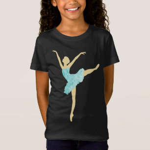 Turquoise Ballerina T-Shirt