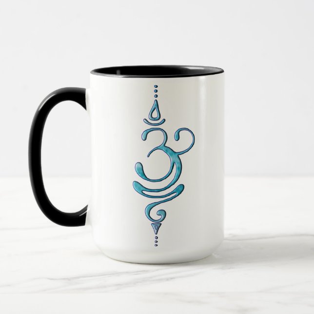 Turquoise Breathe  Tasse (Links)