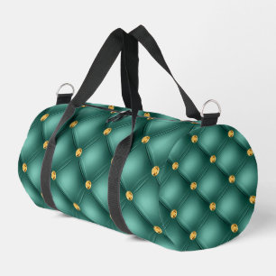 Turquoise Gold Diamond gespeist Duffle Bag
