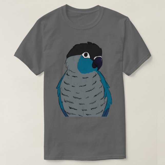 Turquoise green cheek conure T-Shirt (Design vorne)