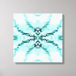 Turquoise Harmony – Artistic Duvet Cover Leinwanddruck