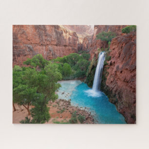 Turquoise Havasu Falls in Grand Canyon Puzzle