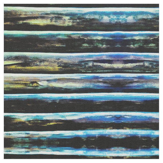 Turquoise Log Fabric Stoff (Nahaufnahme)