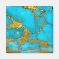 Turquoise Marble GOLD Glitzer - ADD Initialen