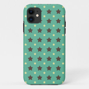*Turquoise Nights Retro Stars* iPhone 5/5S Hülle