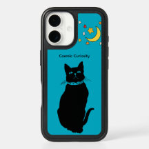 Turquoise OtterBox Case – Cosmic Curiosity Cat