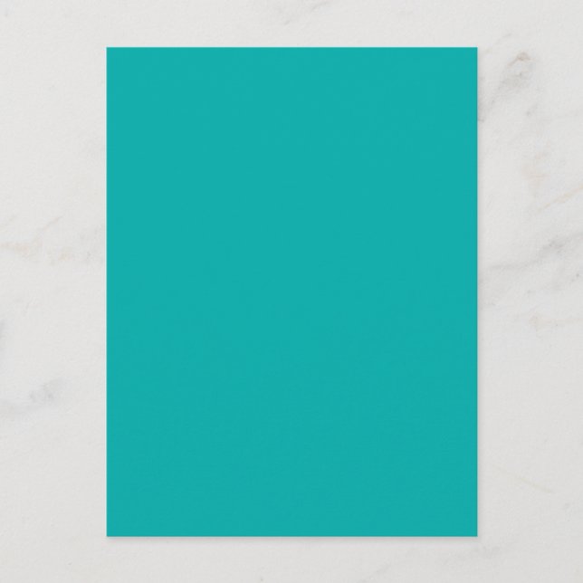 Turquoise Pfauenuntergrund für den Kunden Postkarte (Vorderseite)