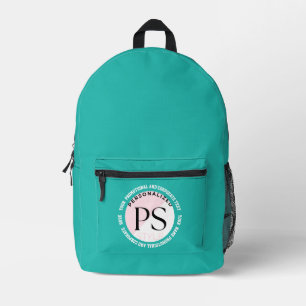 TURQUOISE, PROMOTION- UND FIRMENREISEN BEDRUCKTER RUCKSACK