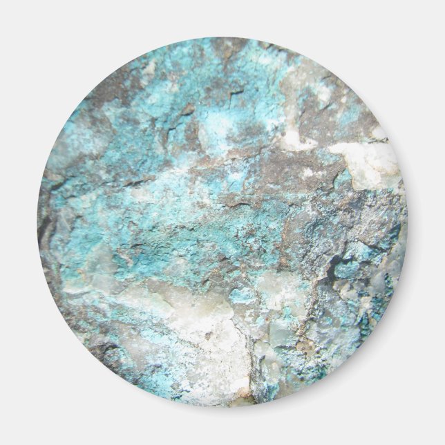 Turquoise Rock Magnet (Vorne)