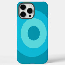 Turquoise Runde Apple iPhone 16 Pro Max Fall