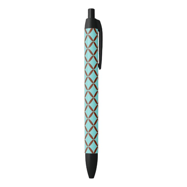 Turquoise School Teacher's Office Pen Geschenk Kugelschreiber (Unterseite (Vertikal))