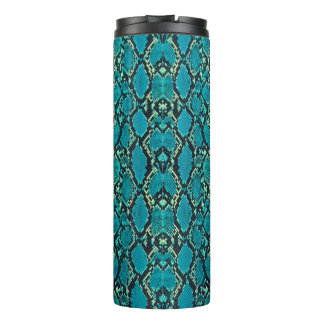 Turquoise Snakeskin Thermosbecher