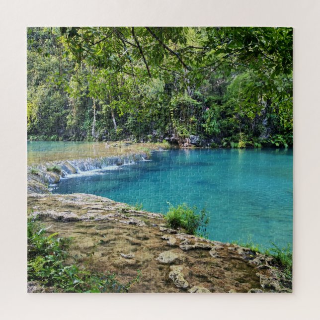 Turquoise Stillness, Semuc Champey Puzzle (Vertikal)