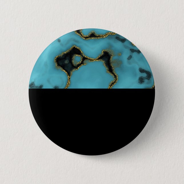 Turquoise Stone Gold und Black Button (Vorderseite)