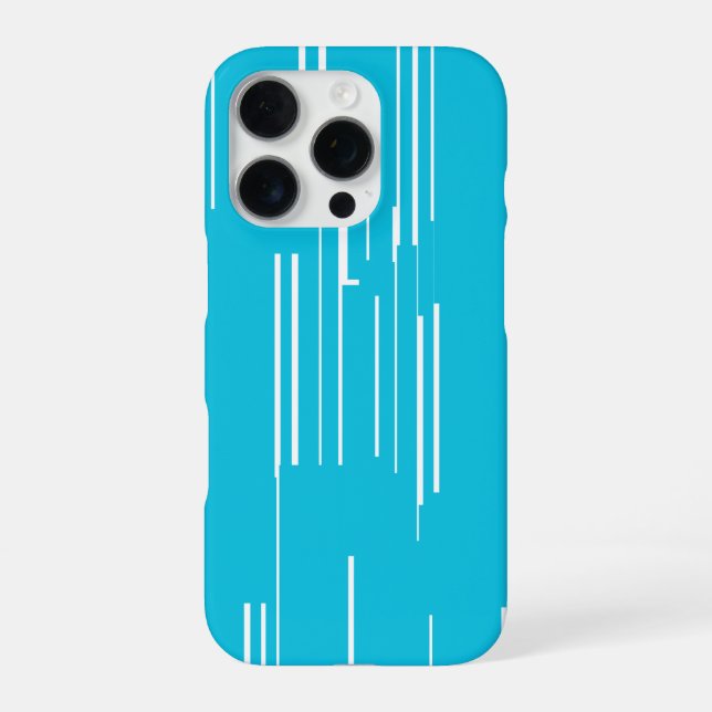 Turquoise-Telefongehäuse iPhone Hülle (Rückseite)
