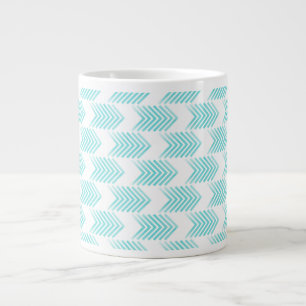 Turquoise Tribal Arrow-Muster Jumbo-Tasse