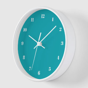 Turquoise Uhr oder Wählen Sie Ihre Farben und Ihre