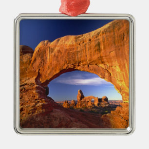Turret Arch, Arches National Park, Utah, USA Silbernes Ornament