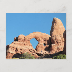 Turret Arch at Arches Nationalpark, Moab UT Postkarte