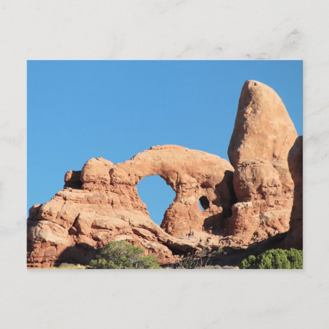 Turret Arch at Arches Nationalpark, Moab UT Postkarte (Vorderseite)