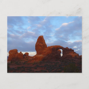Turret Arch bei Sonnenaufgang I Arches National Pa Postkarte