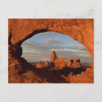 Turret Arch durch Nordfenster gesehen , Arche